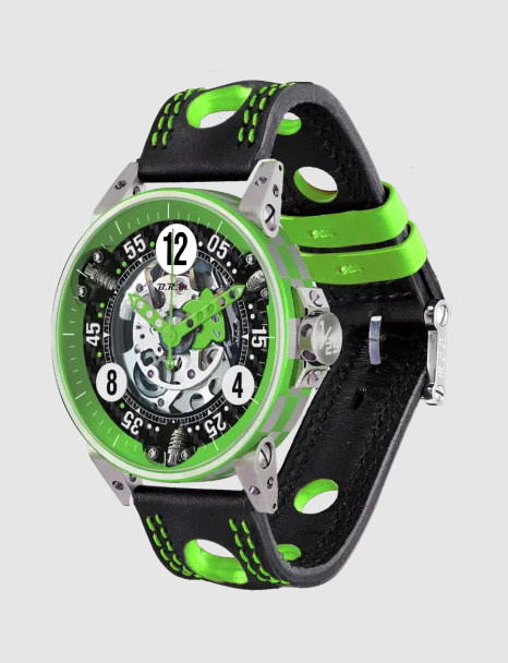 Replica BRM Watch Partners Racing V6-44-SA Green Skeleton Cercolor Replica BRM Watch Partners Racing V6-44-SA Green Skeleton Cercolor